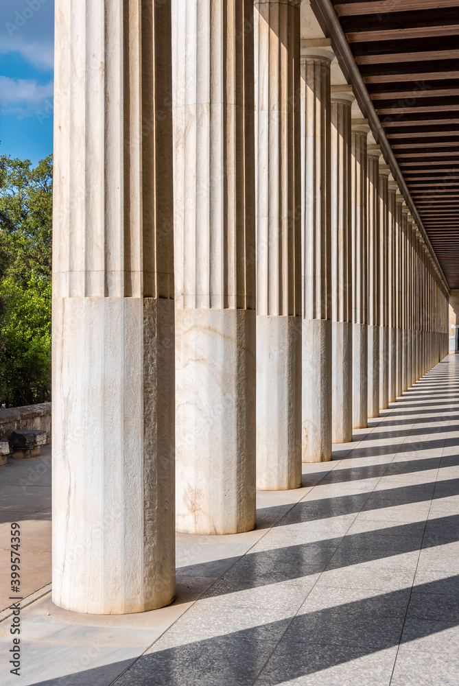 Ancient Agora of Athens in Greece