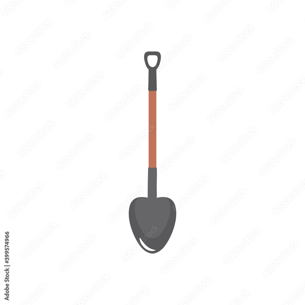 gardening shovel tool icon, colorful design gardening shovel tool icon, colorful design