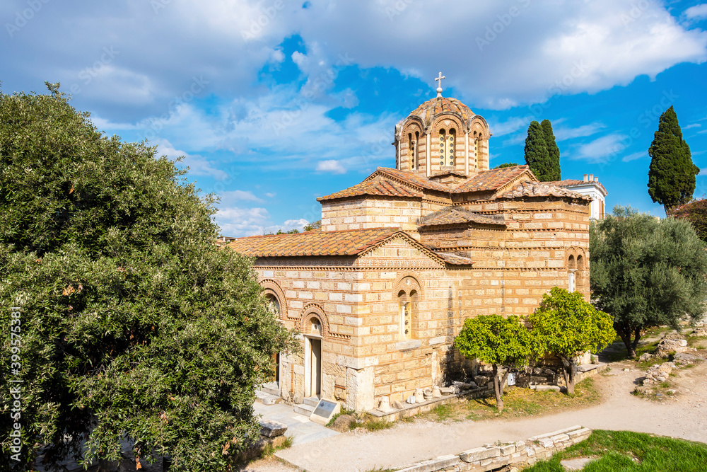 Church of the Holy Apostles in Ancient Agora of Athens in Greece