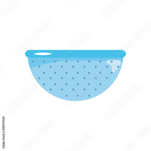 kitchen strainer icon, colorful design