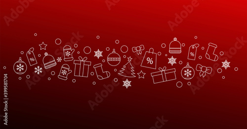 sfondo, icone, natale, natalizio