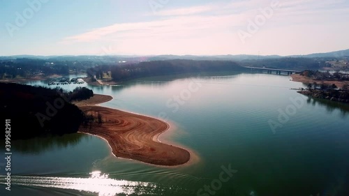 Water Glistens Cherokee Lake Tennessee, Cherokee Reservoir photo