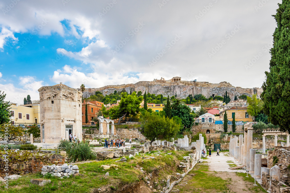 Ancient Roman Forum in Athens