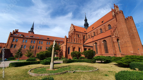 The old, historic Cathedral Basilica in Pelplin in Poland Kociewie