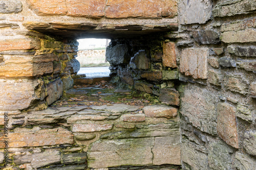 Hole in old wall