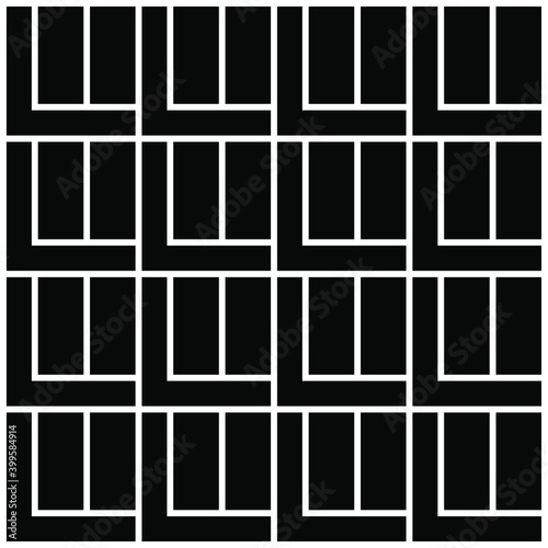 square seamless ornamental vector patterns background
