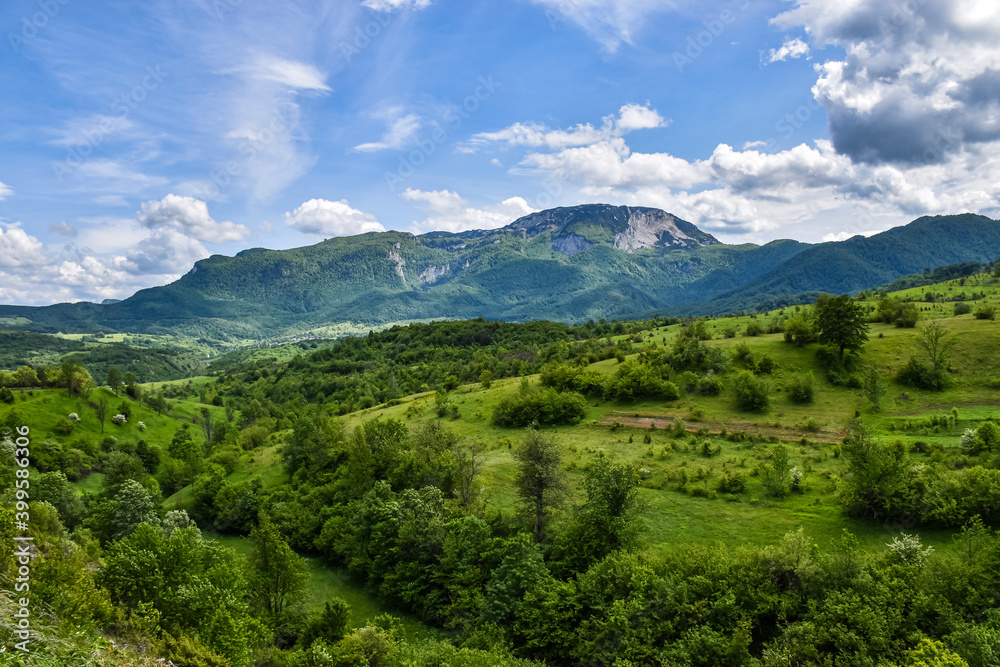 Fototapeta premium landscape with mountains