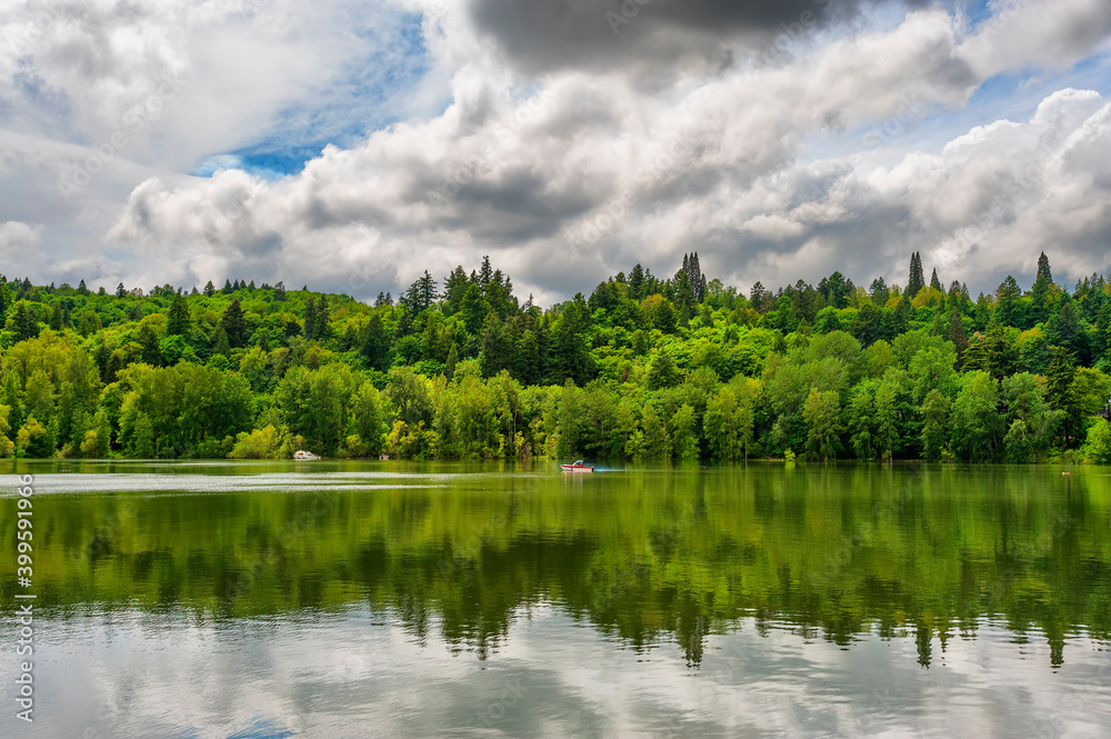 Reflecting Waters of the Willamette River