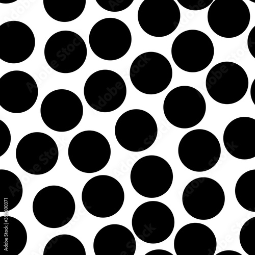 Circles pattern. Circular figures seamless ornament. Geometric motif. Rounds background. Circle shapes wallpaper. Geometrical backdrop. Digital paper  textile print  web design  abstract. Vector art