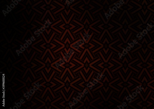 Dark Red vector layout with lines, triangles.