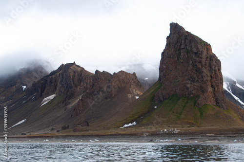 Arctic landscape in winter