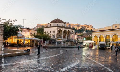 Fototapeta Naklejka Na Ścianę i Meble -  Monastiraki Square in Athens.