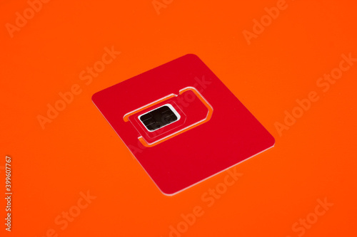 Delhi, India - October 05, 2020 : SIM card for every mobile or 4G smartphone