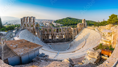The Odeon of Herodes Atticus in Athens photo