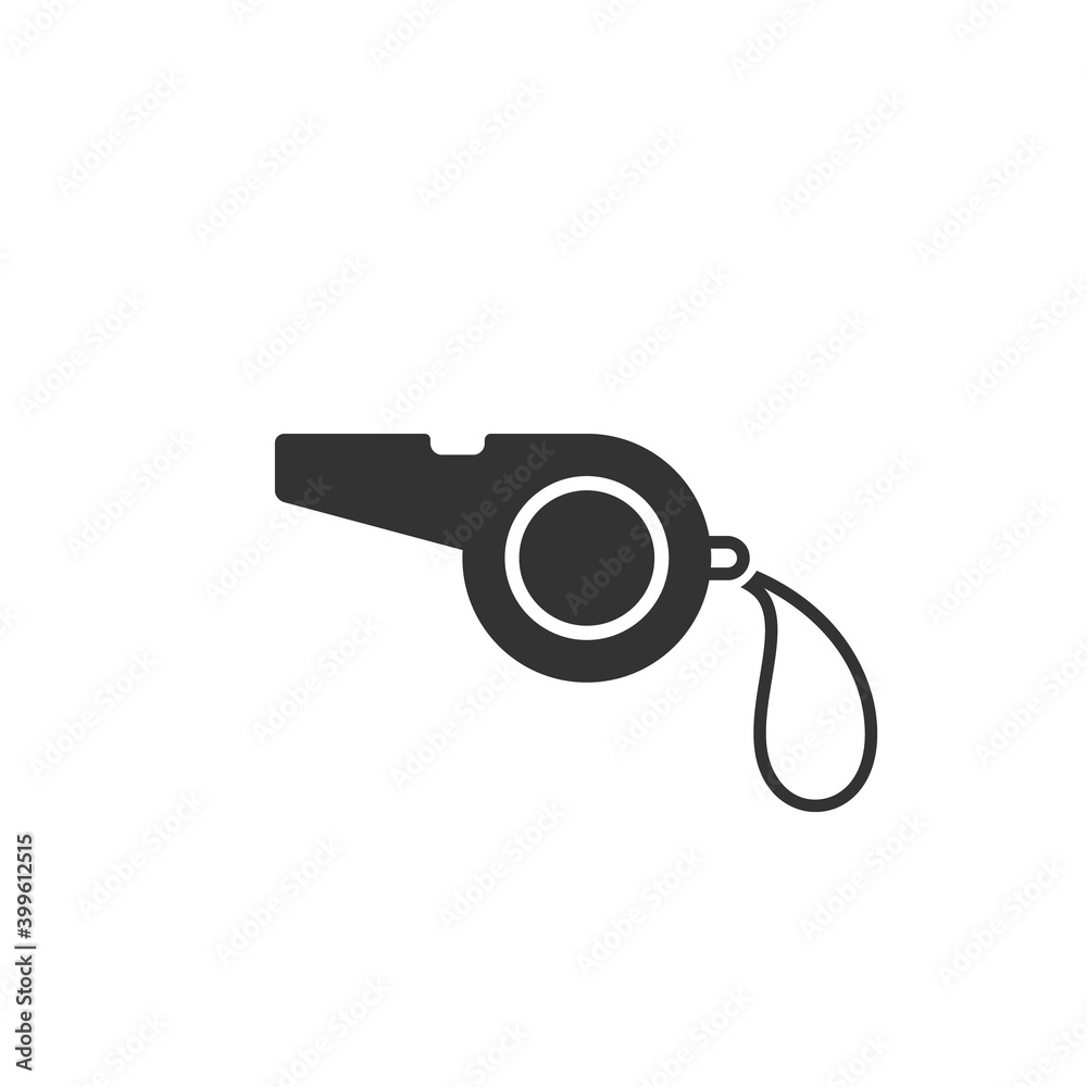 Referee vector icon illustration sign modern flat style Referee vector icon illustration sign modern flat style