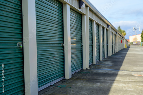 Secure storage locker, shed and metal building