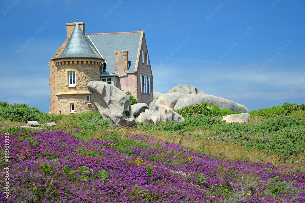 Cote de Granit Rose, Bretagne Stock Photo | Adobe Stock
