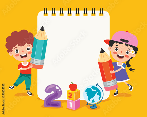 Blank Note Papers For Children Education