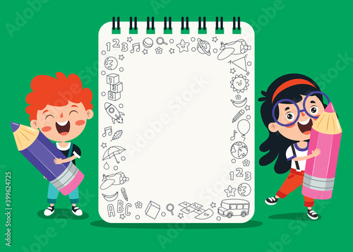 Blank Note Papers For Children Education