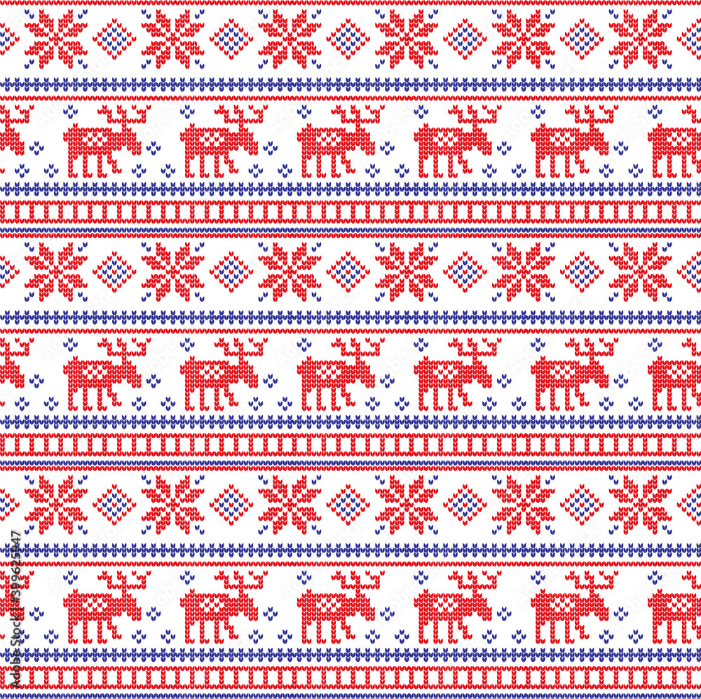 Winter festive Christmas knitted pattern woolen knitted Winter festive Christmas knitted pattern woolen knitted