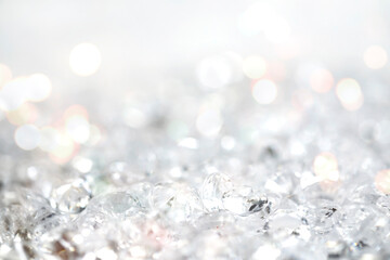 Silver glitter light