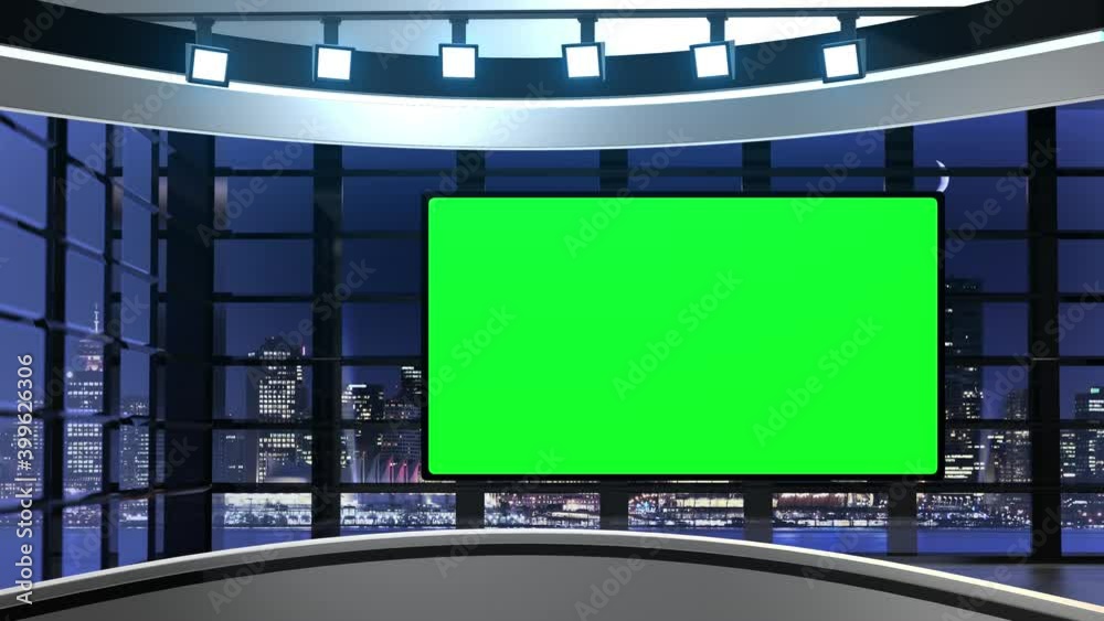 News Studio. Studio Background. Newsroom bakground. The perfect backdrop for any green screen or chroma key video production. Loop. 3D rendering. News Studio. Studio Background. Newsroom bakground. The perfect backdrop for any green screen or chroma key video production. Loop. 3D rendering.