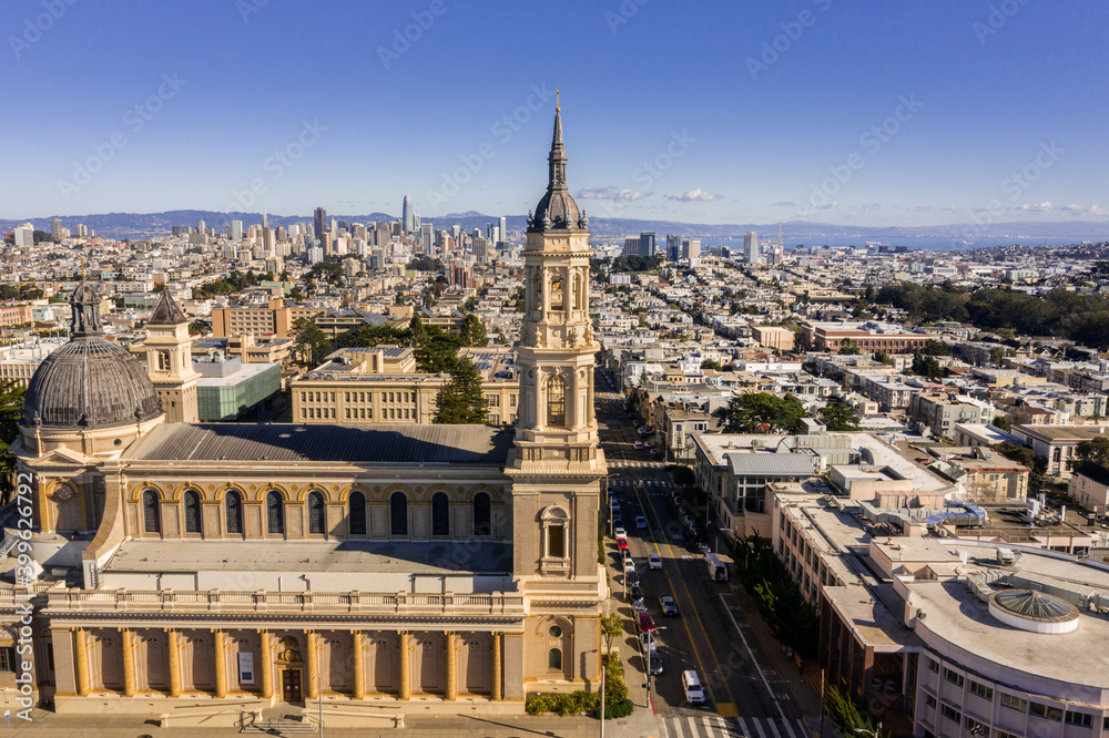 San Francisco Cathedral from Above