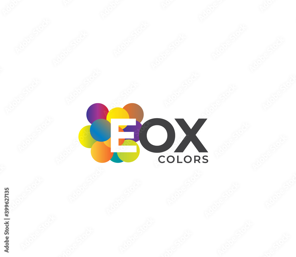 EOX Colors Company Logo Design Concept EOX Colors Company Logo Design Concept