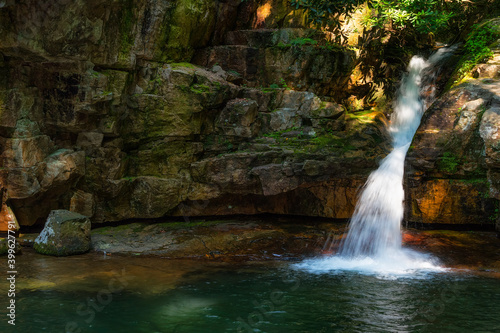 Blue Hole Waterfalls in Cherokee National Forest