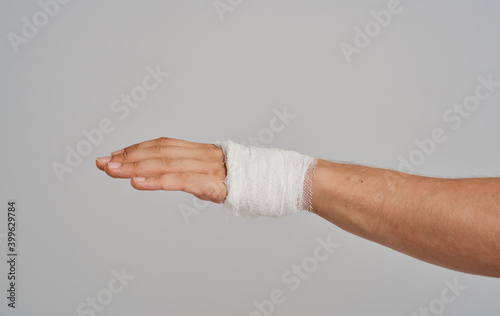 bandaged arm health problem patient injury Studio