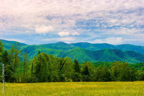 Cades Cove Valley in The Tenneessee Smoky Mountains