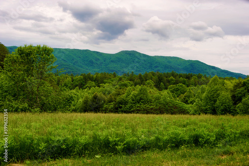 Cades Cove Valley in The Tenneessee Smoky Mountains