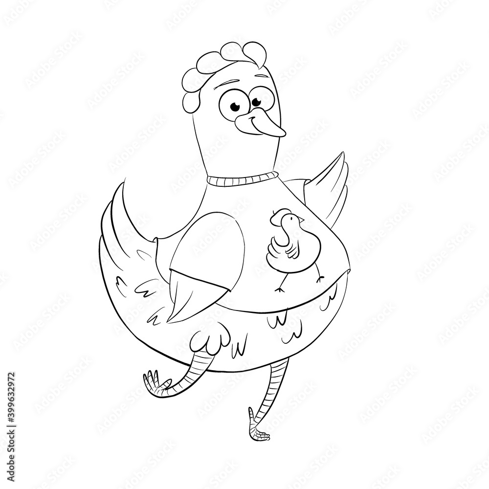 The drawn chicken flaps its wing. Drawing in digital format.
JPG 4000 x 4000, 400 dpi
The drawn chicken flaps its wing. Drawing in digital format.
JPG 4000 x 4000, 400 dpi