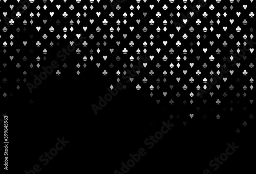 Dark Silver, Gray vector layout with elements of cards.