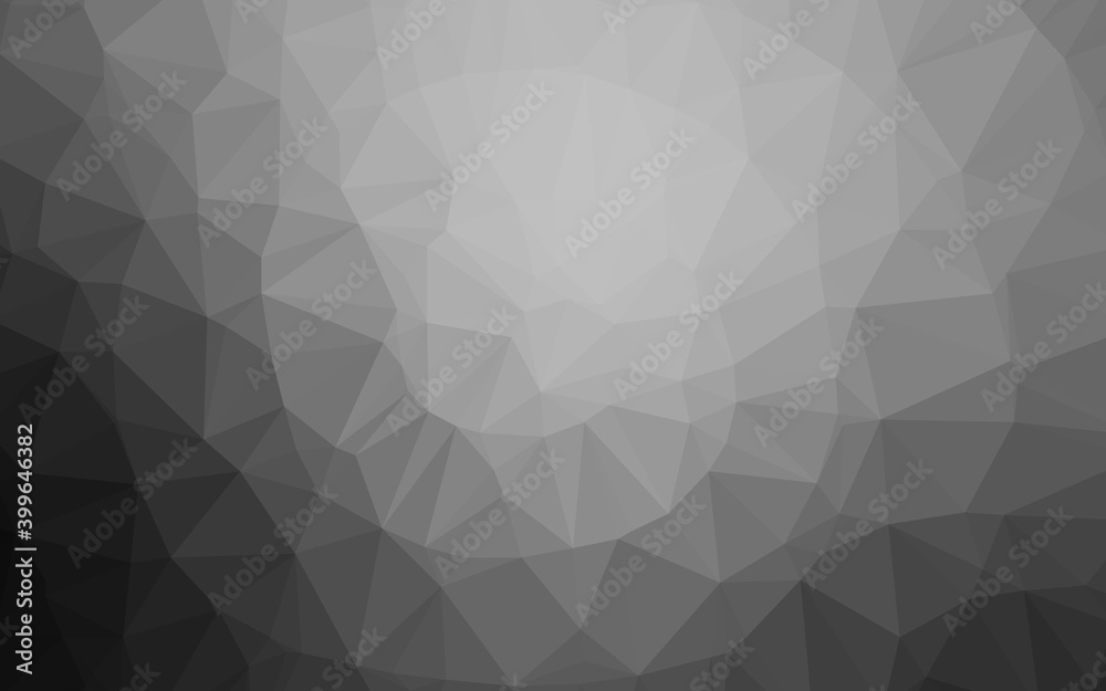 Obraz premium Light Silver, Gray vector abstract mosaic background.