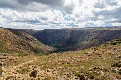 Beautiful landscape in the Gaspésie national park, Canada