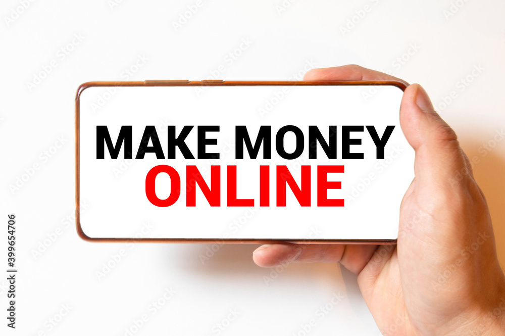 Paper note with text Make Money Online Paper note with text Make Money Online