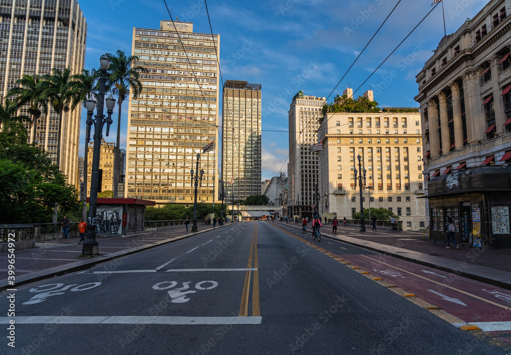 Edifícios da cidade de São Paulo. Grande metrópole. 