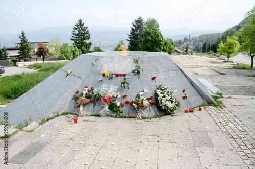 Canvas Print Vraca Memorial Park, Sarajevo, Bosnia and Herzegovina