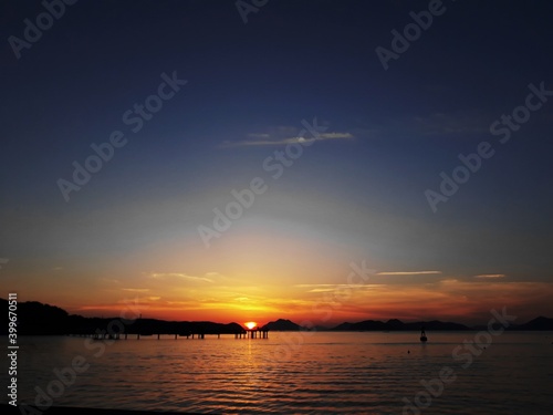 sunset over the sea © Kang Sunghee