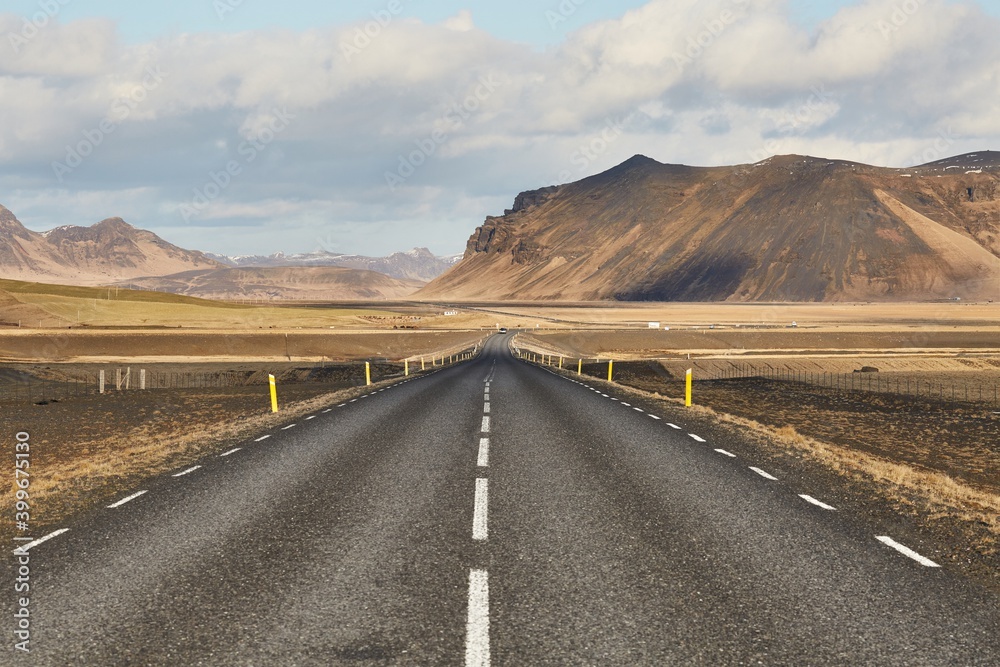 Scenic views of the ring road in Iceland Scenic views of the ring road in Iceland