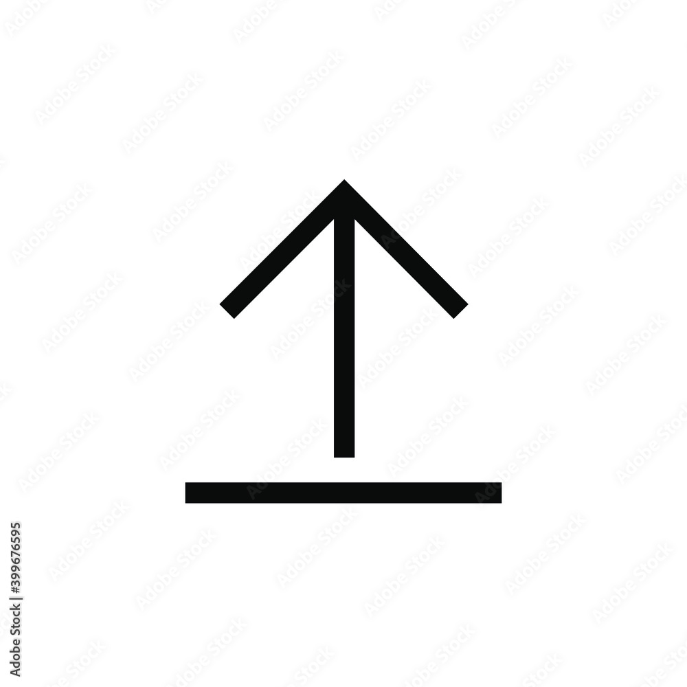 upload icon flat design vector