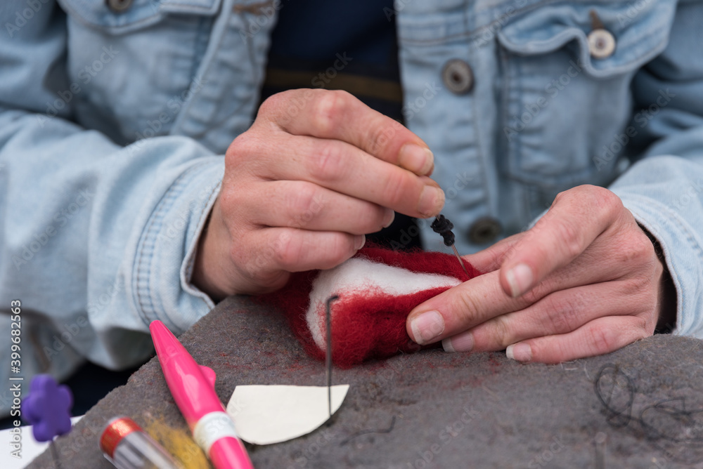 Person Felting - Designing Textiles