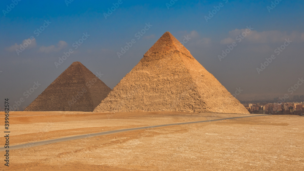 The Famous Pyramids At Giza In Egypt