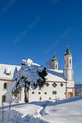 Obraz na płótnie Kalvarienberg Bad Tölz w salonie