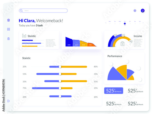 Dashboard User interface