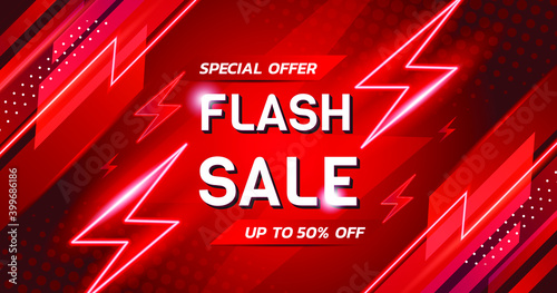 vector template flash sale shopping