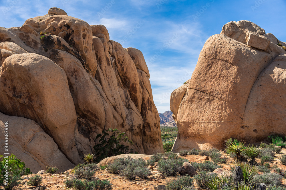 Joshua Tree Rock Formations, Joshua Tree National Park, California
