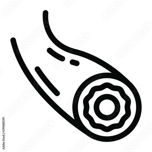 
An icon design of forearm, solid style vector 
