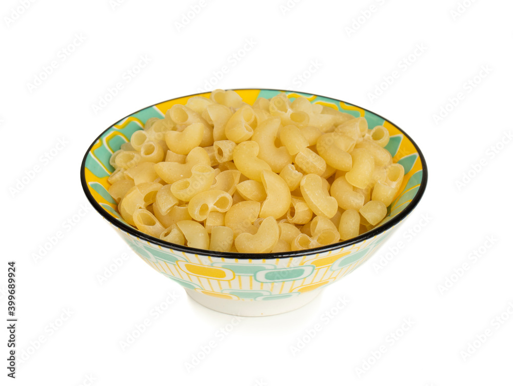 Fresh Raw Pasta on White Background Fresh Raw Pasta on White Background